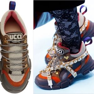 gucci flashtrek sega blue suede